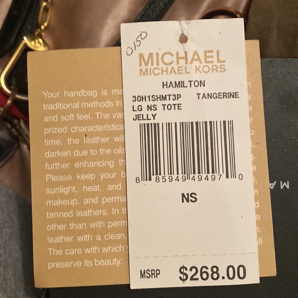 Rare orange jelly Michael Kors Hamilton! - Picture 9 of 10